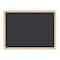 U Brands™ Black 24'' x 18'' Birch MDF Framed Chalkboard